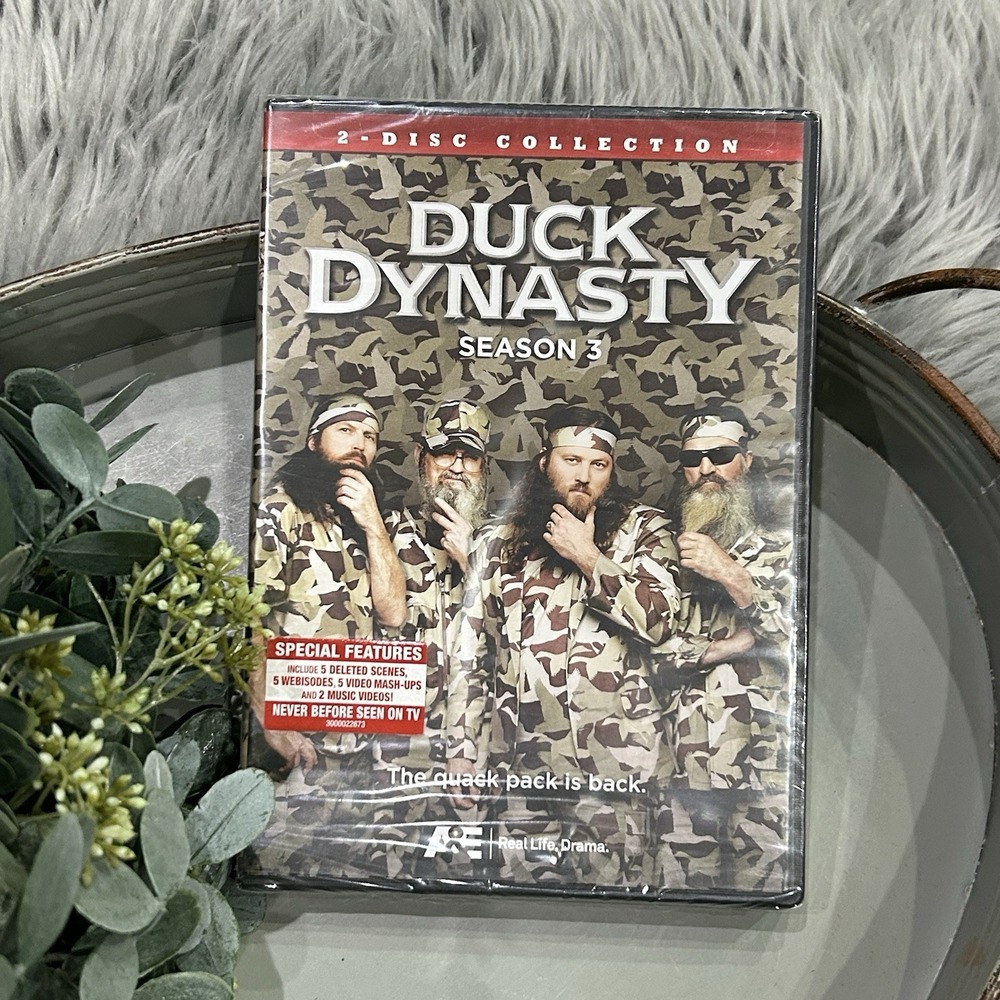Duck Dynasty Season 3 DVD Widescreen A&E New Factory Sealed